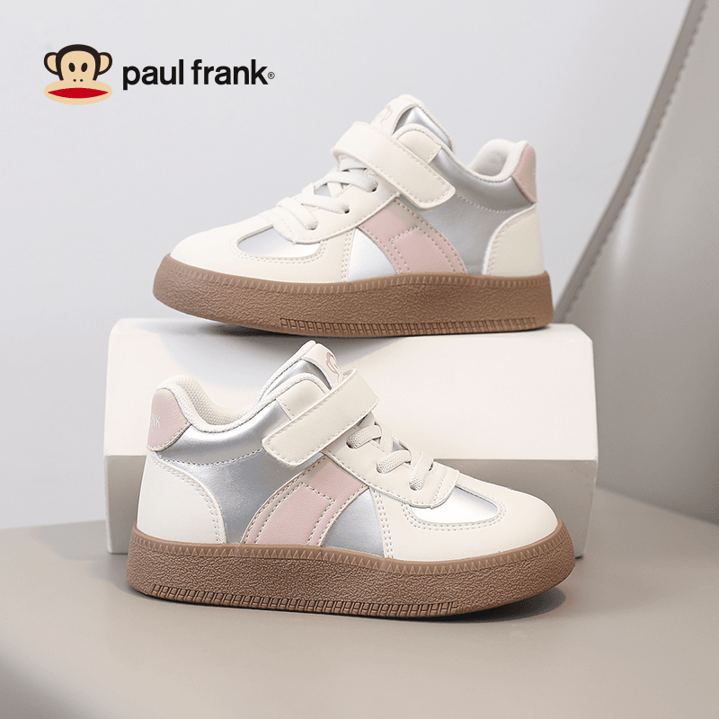 大嘴猴秋季中高帮鞋子2024新款男女孩运动鞋百搭宝宝鞋板鞋德迅鞋